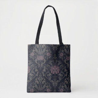Barock-Rosen-Motten-Tasche – Gotische Florale Dama Tasche