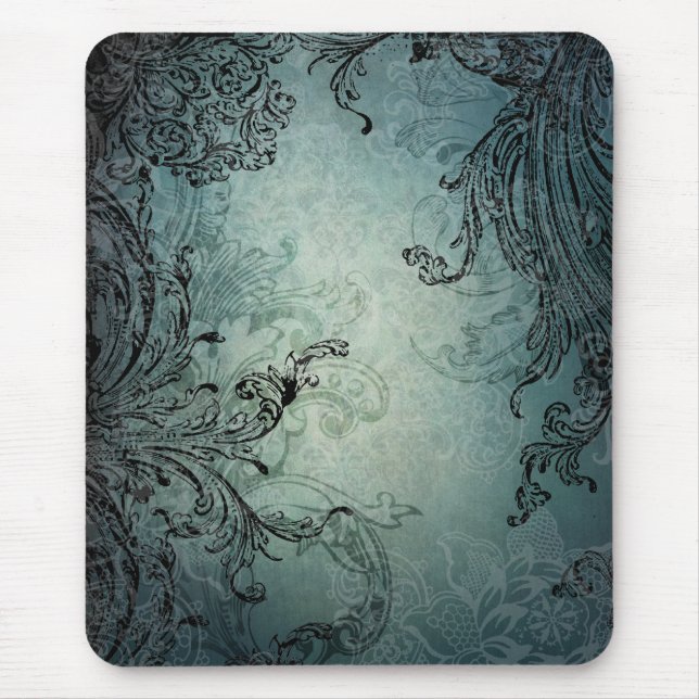Barock-Wirbel Mousepad (Vorne)