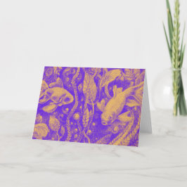 'Barockaquarium' - Dankeschön-Karte Dankeskarte