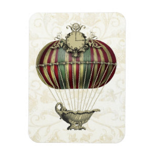 Barockballon mit Uhr Magnet