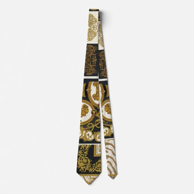 Barockdesign Lumbalkissen Krawatte (Vorderseite)