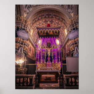 Barocke Brillanz: Der Fastenaltar von Naxxar Poster