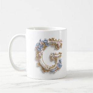Barocke 'D'-Tasse für eine Kaffeeprinzessin Kaffeetasse
