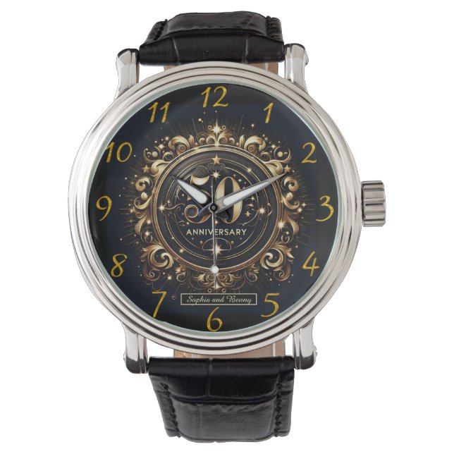 Barocke Elegance: 50 Jahre Armbanduhr (Vorderseite)