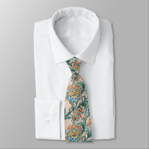 Barocke goldene florale elegante Hochzeit  Krawatte