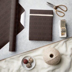 Barocke Imitate Lederleder Muster Geschenkpapier