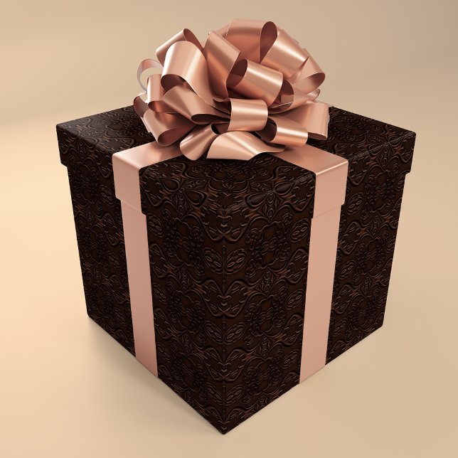 Barocke Imitate Lederleder Muster Geschenkpapier (Von Creator hochgeladen)