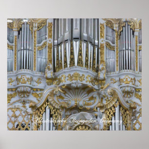 Barocke Klosterorgel Poster