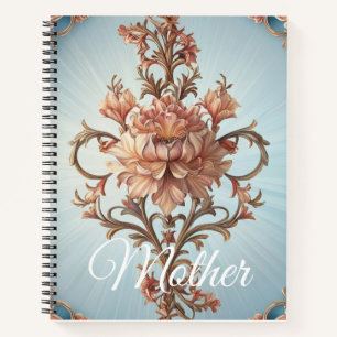 Barocke Rose Notizbuch