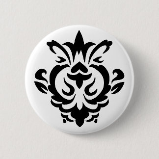 Barocke schwarze Einzel (Taste) Button