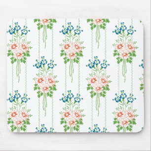 Barocke Tapete Blumenstrauß... Mousepad