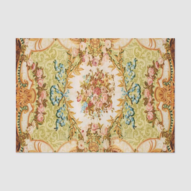 Barocke Tapisserie Seidenpapier (Vorderseite)