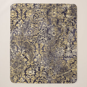 Barocke und Damast-Arabeskenmotive rissen abstrakt Sherpadecke
