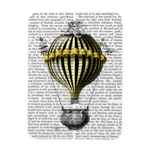 Barocker Fantasie-Ballon 3 Magnet