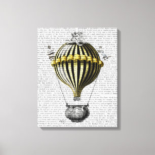 Barocker Fantasie-Ballon Leinwanddruck