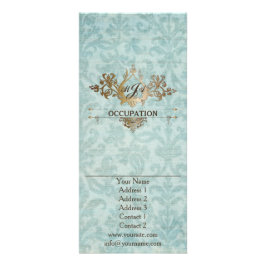 Barocker Ornamental - Fliegerpromo-Karte Werbekarte