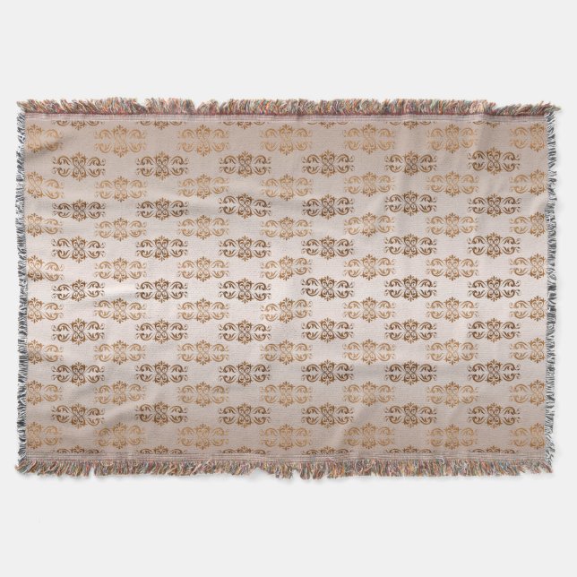 Barockes Artsteigungs-Beigemuster Decke (Vorderseite)