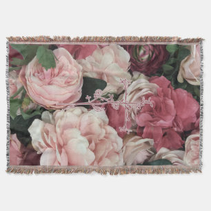 Barockes Blumen-Wurfgeschenk zum Muttertag oder Os Decke