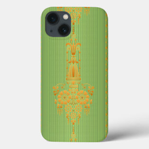 Barockes Blumenmuster mit Rand V2020 Case-Mate iPhone Hülle