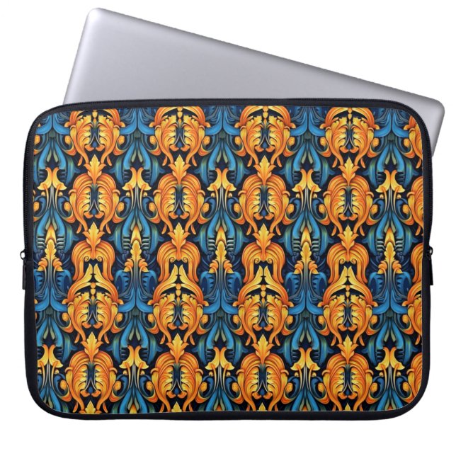 Barockfeuer und -eis laptopschutzhülle (Vorderseite)