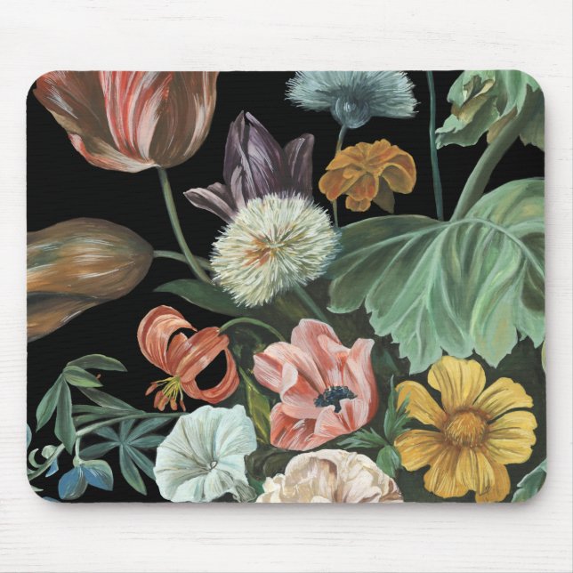 Barockfloral - Bouquet der Blume Mousepad (Vorne)
