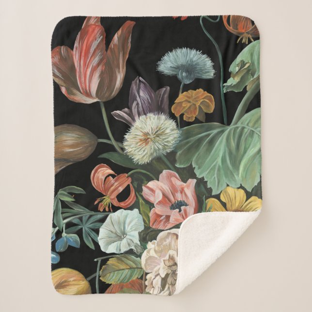 Barockfloral - Bouquet der Blume Sherpadecke (Vorderseite)