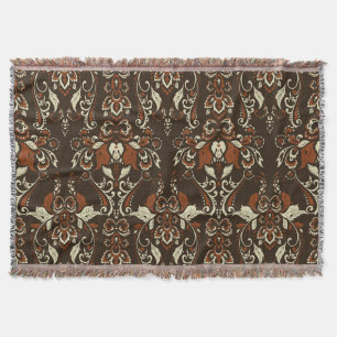 Barockfloral: Klassisches Vintages Tapete Decke
