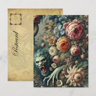 Barockgefahr - gotisch Viktorianisch Feiertagspostkarte