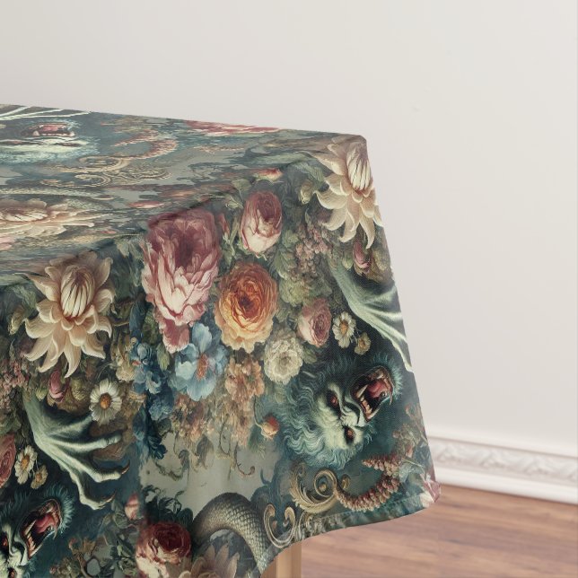 Barockgefahr - gotische Blume Tischdecke (Beispiel)