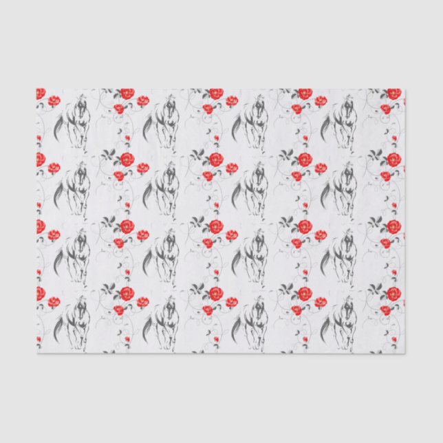 Barockgeflechtpapier Seidenpapier (Vorderseite)