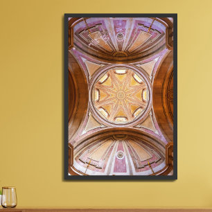 Barockkuppel der Santo Antonio de Lisboa-Kirche Poster