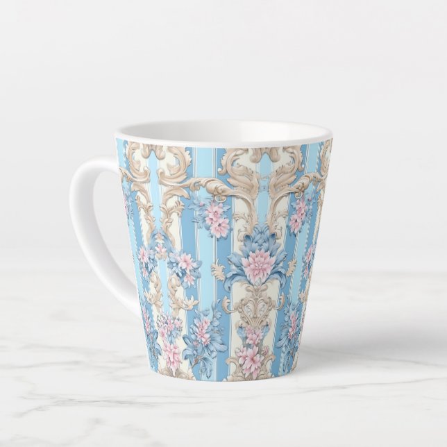 Barockpastellmuster Milchtasse (Linke Ecke)