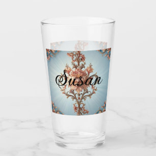 Barockrose Glas