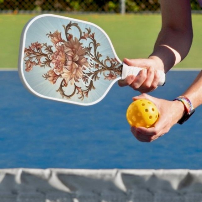 Barockrose  pickleball schläger (Pickleball paddle hand wrapped grip honeycomb core. 15.75” x 7.75” 8 oz weight. 
)