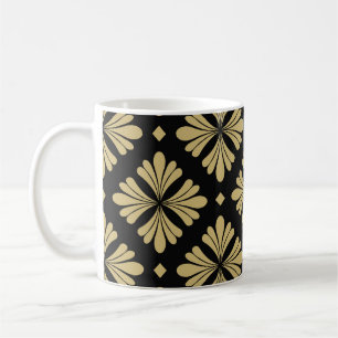 Barockschmuck, Vintages Blumenmuster. Kaffeetasse