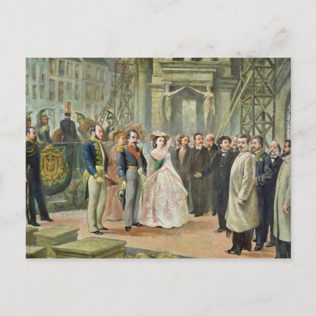 Baron Georges-Eugene Haussmann Postkarte (Vorderseite)