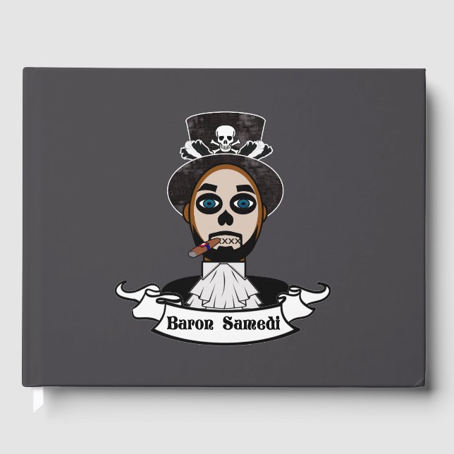 Baron Samedi Portrait Gästebuch (Vorderseite)
