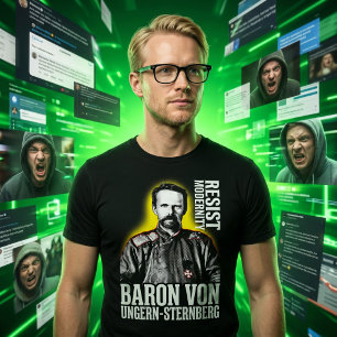 Baron Ungern Sternberg widersteht der Moderne Tri-Blend Shirt