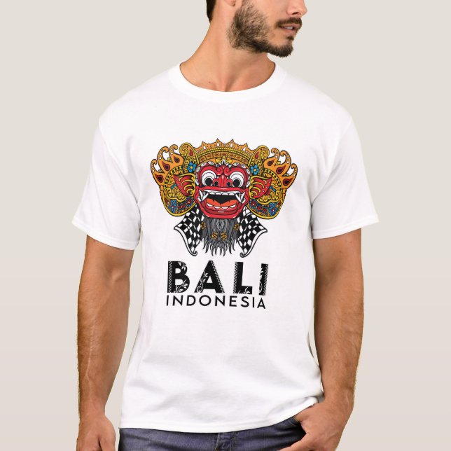 Barong Bali - Conception de T-shirt Ethnique/Tradi (Devant)