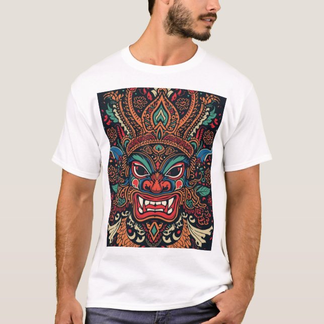 Barong Bali T-Shirt (Vorderseite)