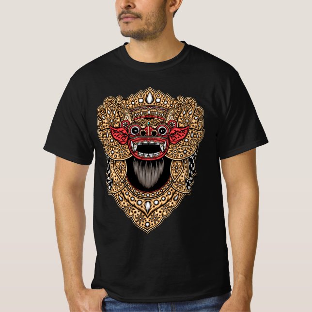 Barong bali traditionelle Kultur T-Shirt (Vorderseite)