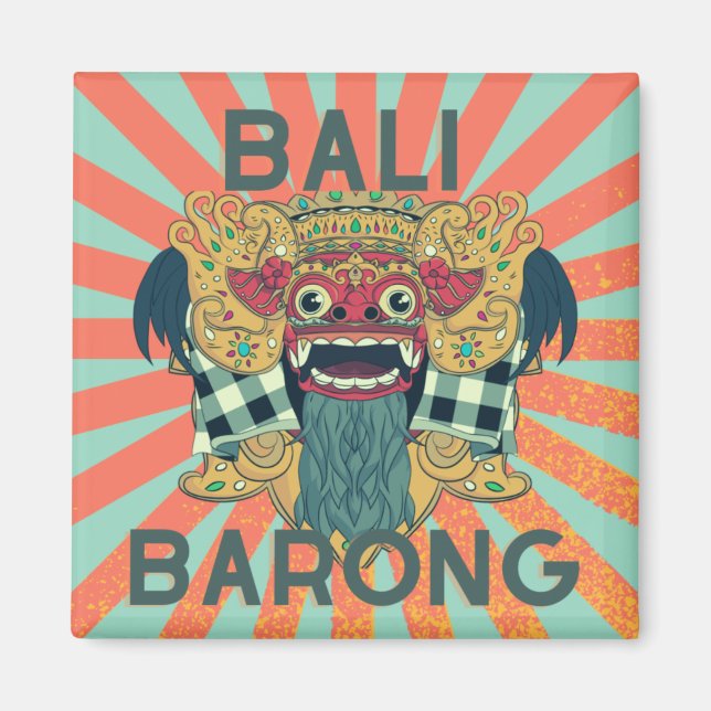 Barong Legacy: Vintag Bali Magnet (Vorne)