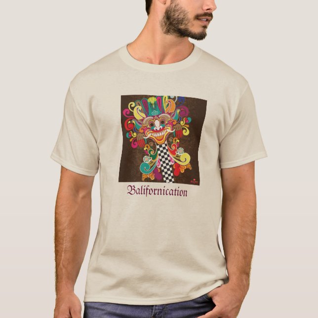 Barong von Bali T-Shirt (Vorderseite)
