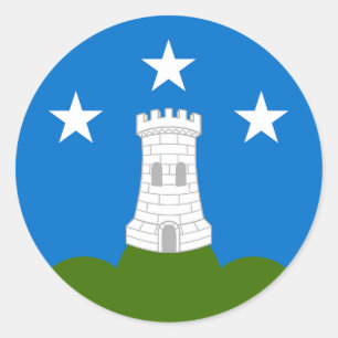 Barony Caer Anterth Mawr Populace Abzeichen Runder Aufkleber