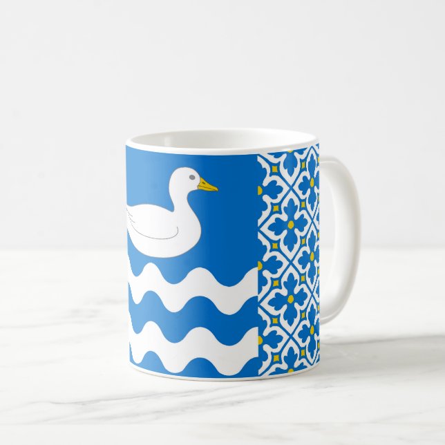Barony of An Dubhaigeainn Populace Abzeichen Kaffeetasse (VorderseiteRechts)