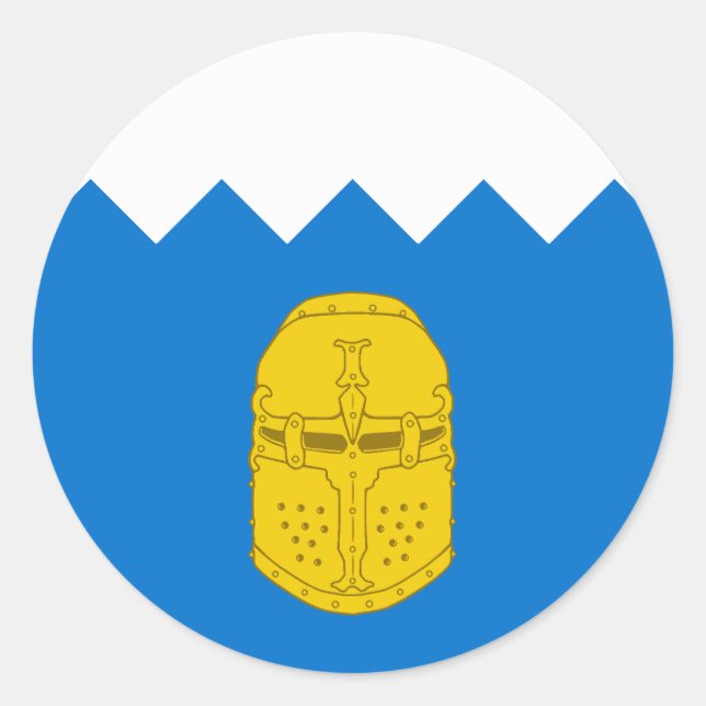 Barony of Bronzelm Populace Abzeichen Runder Aufkleber (Vorderseite)