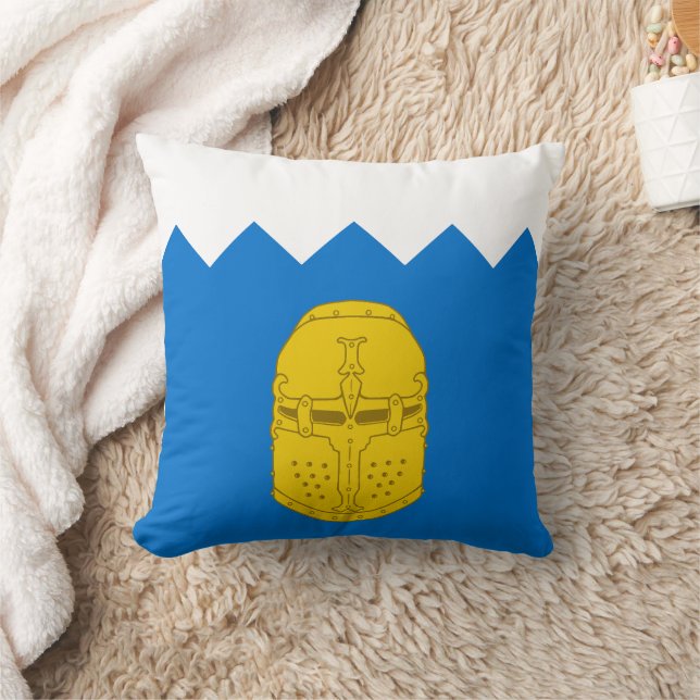 Barony of Bronzelm Populace Abzeichen Throw Kissen (Decke)