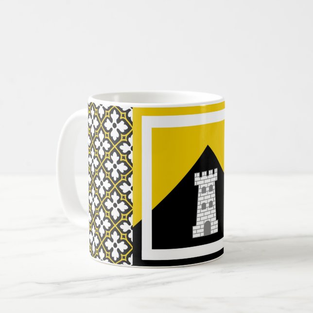 Barony of Endewearde Populace Abzeichen Kaffeetasse (Vorderseite Links)