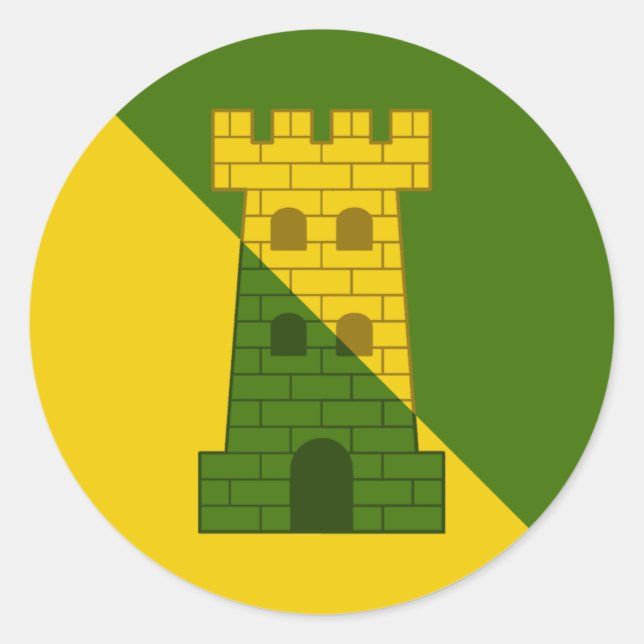 Barony of Fettburg Populace Abzeichen Runder Aufkleber (Vorderseite)