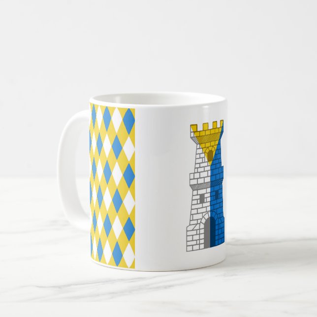 Barony of Wastekeep Populace Badge Café Mug (Devant gauche)